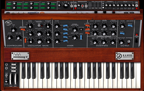 Arturia's MiniMoog V