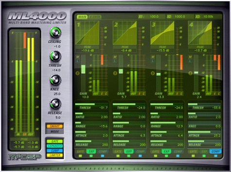 McDSP ML 4000 Multi-Band Mastering Limiter