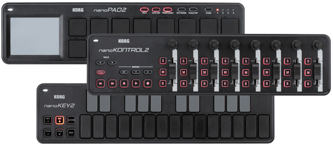 Korg nanoSERIES2 USB-MIDI Controllers